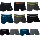 Remixx Herren Boxershorts Retroshorts Unterhose Microfaser, 10er Pack